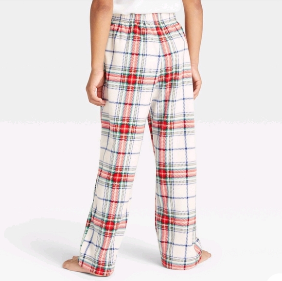 NWT Kids Holiday Fleece Pajama Pants - Picture 2 of 2